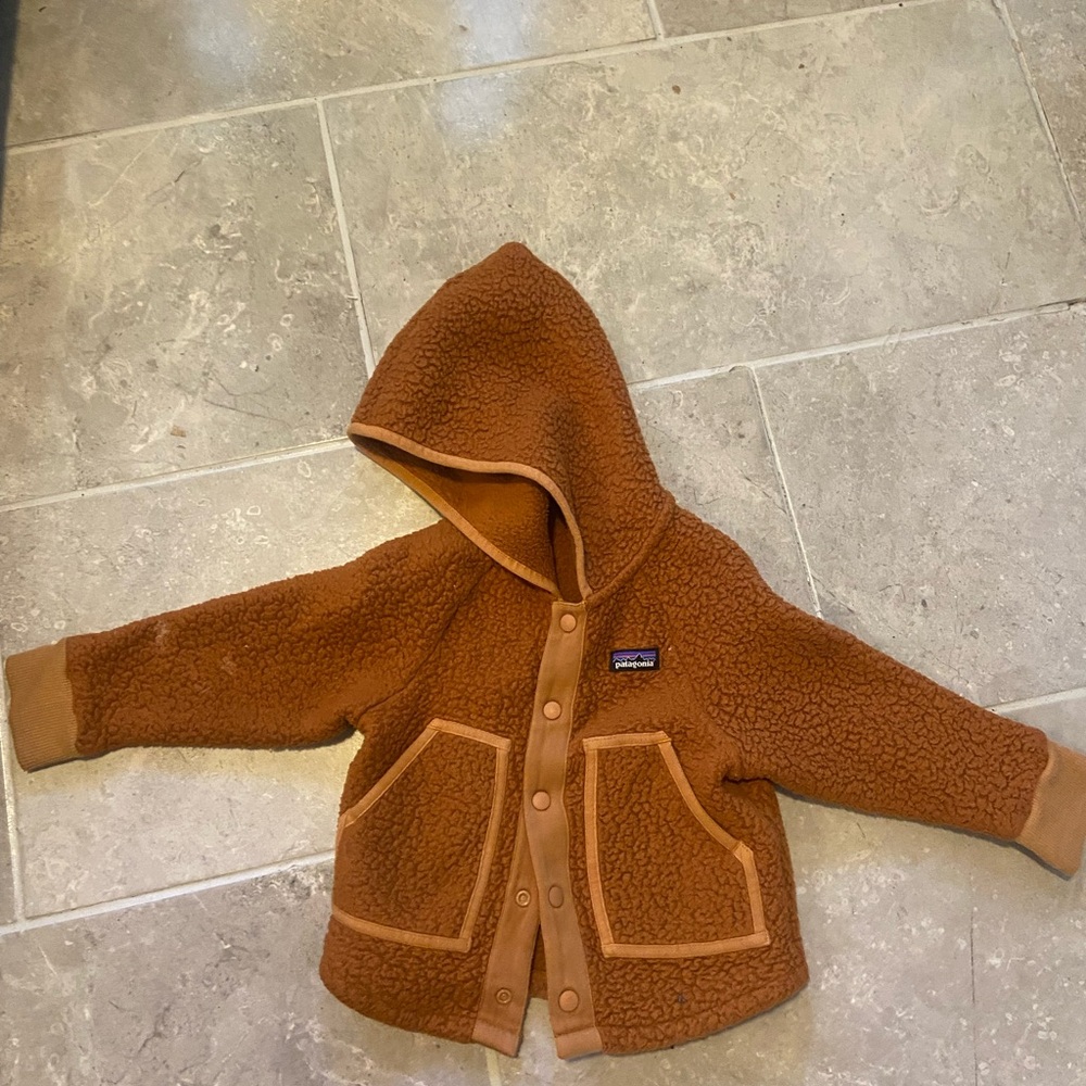 Patagonia Tan Fleece Jacket